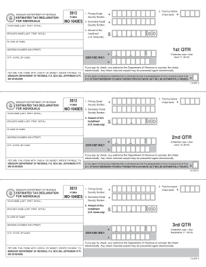 Mo 1040 Es  Form