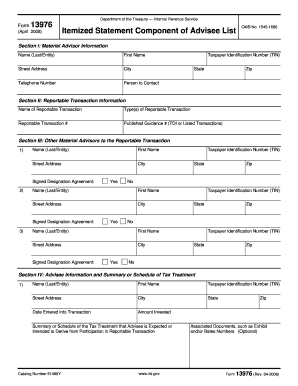 Itemized Statement Example  Form