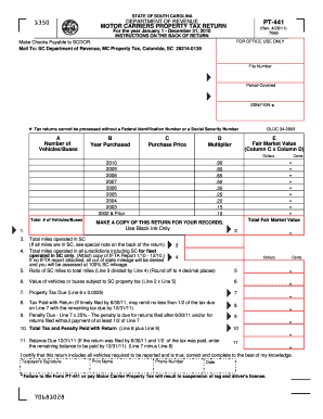 Pt 441 Form for