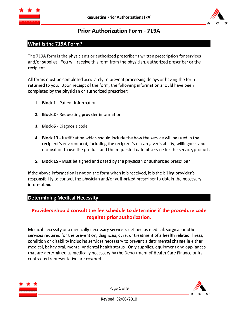  719a Form 2010-2024