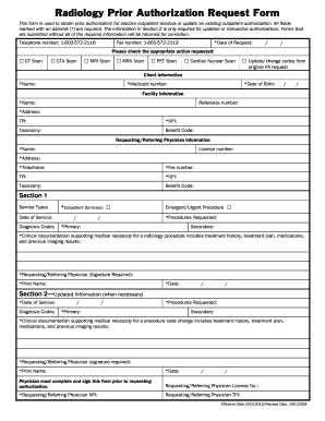 Radiology Prior Authorization Request Form TMHP Com