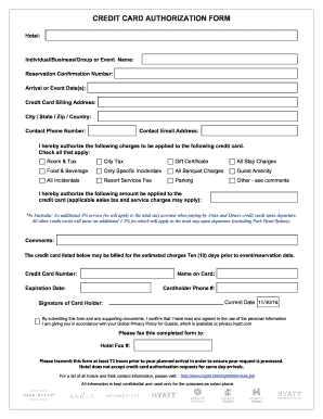 Credit card authorization form template - Fill Out and ...
