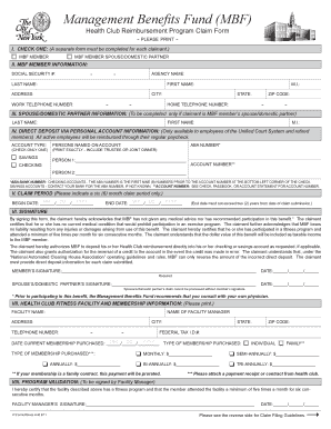 Nyc Management Benefits Fund  Form