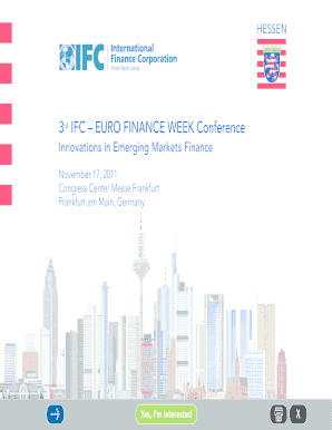 3rd IFC EURO FINANCE WEEK Conference Maleki Conferences  Form