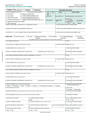 BOE 400 SPA REV  Form