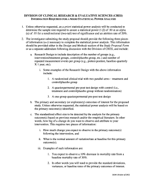 Statistical Power Analysis Form Medschool Creighton