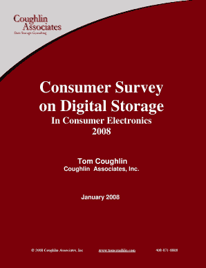 Consumer Survey on Digital Storage in Consumer Electronics  Form