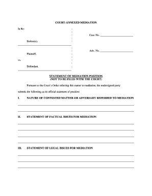 Orlando Mediation Form