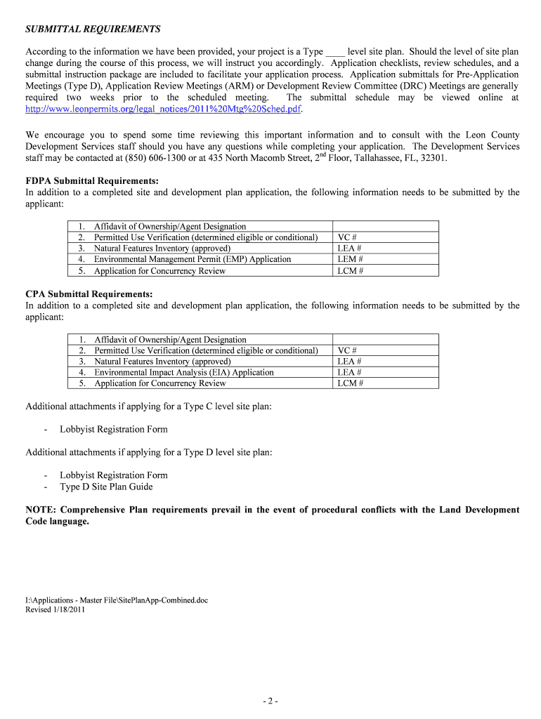 Site Plan Application with 2 Track Development Support and  Form