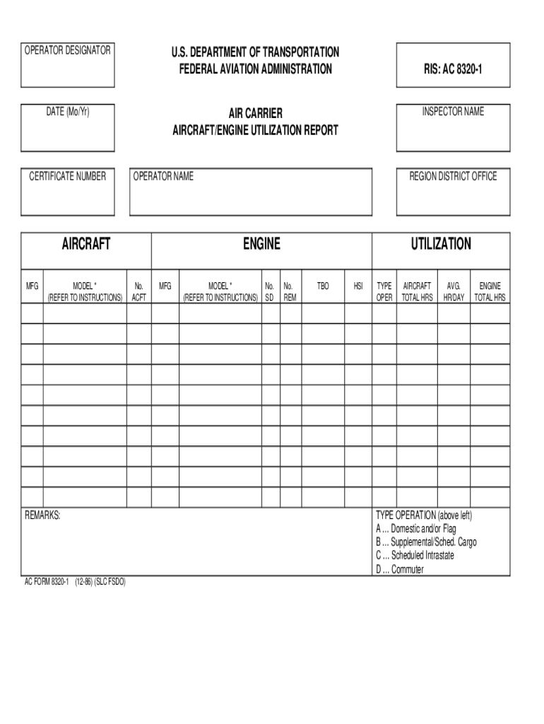 Utilization Form