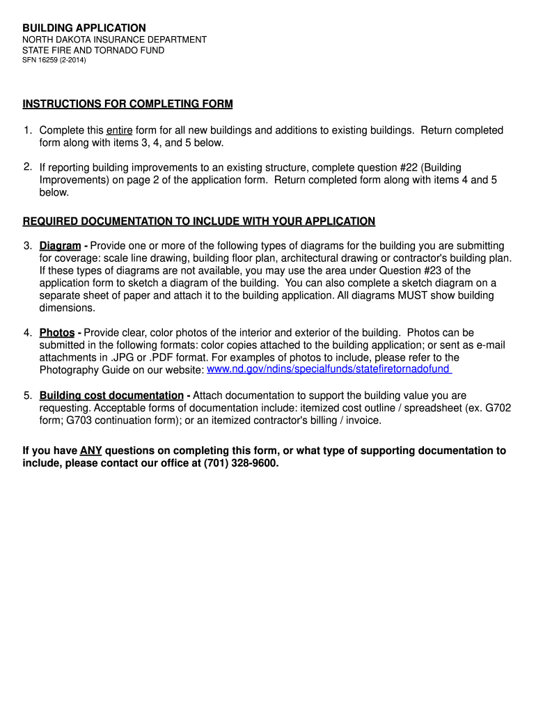  Sfn 16259 Form 2014-2024