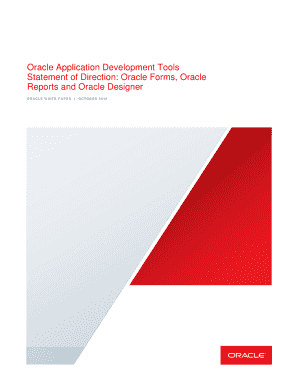 Oracle Application Development Tools  Form