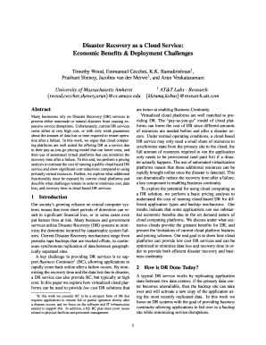 Economic Benefits &amp; Deployment Challenges  Form