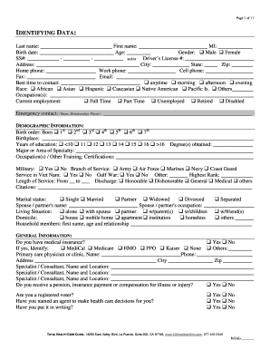 Medical Intake Form