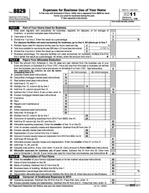 F8829 Form