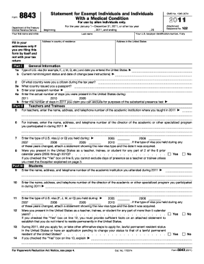 F8843 Form