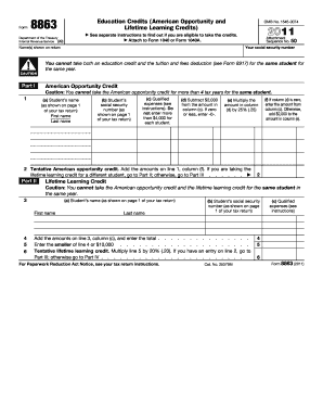 American Opportunity Tax Credit Form