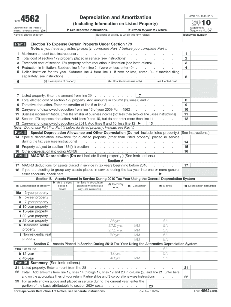 Form 4562