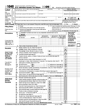 Us Individual Income Tax Return Form