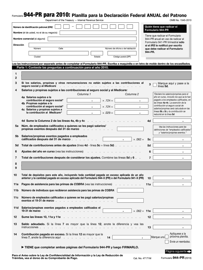  944 Pr Form 2010