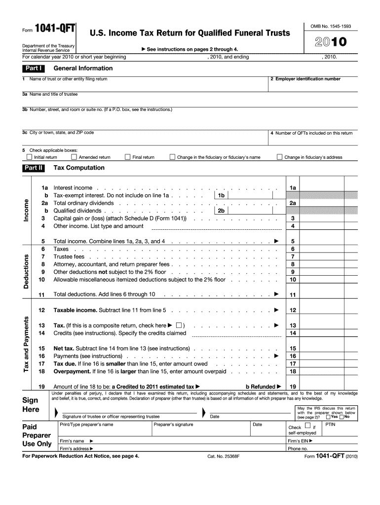  US Individual Income Tax Return Income Adjusted IRS 2010