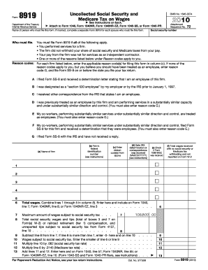 Form 8919