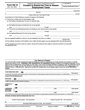 Ss10 Form