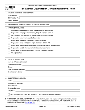 Irs Complaint Form Online