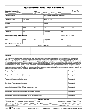 Form 14017 Instructions