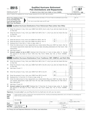 Form 8915 Fill in Capable