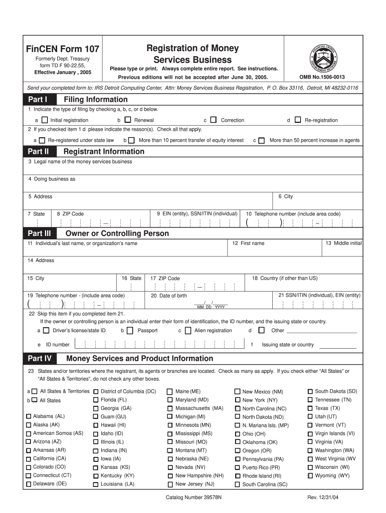 Official Form 107