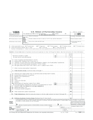 Form 1065 U