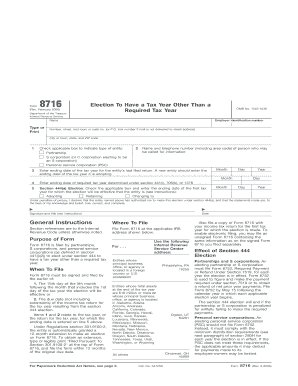 Form 8716 Rev February Fill in Capable