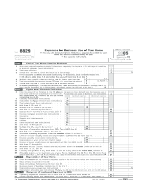 8829 Form