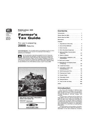 Chapter 1 2 2 3 Department of the Treasury Internal Revenue Service Farmer&#039;s Tax Guide for Use in Preparing 1  Form