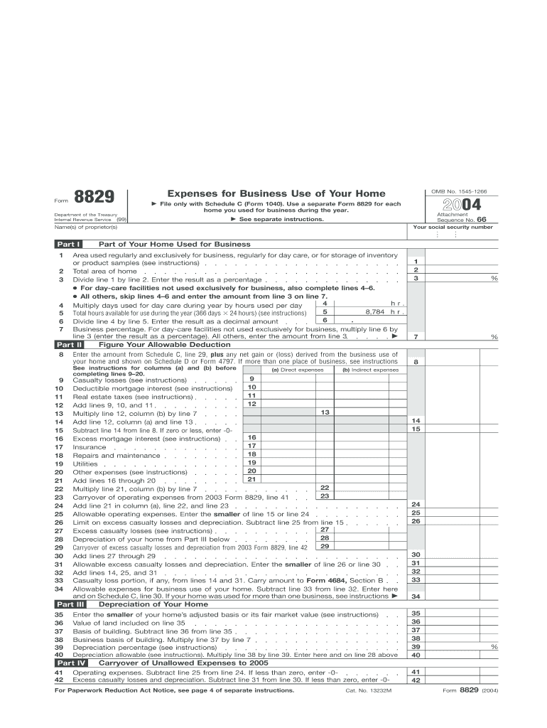 2010 8829 form