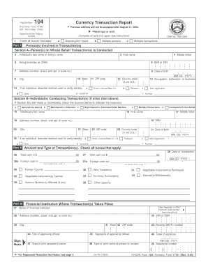 Ctr Form PDF