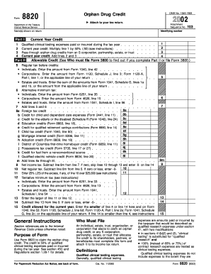  Form 8820 2002