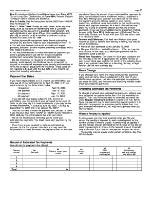 Form 1040 ES NR Fill in Version U S Estimated Tax for Nonresident Alien Individuals