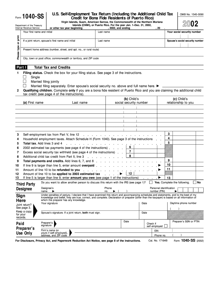 1040ss Form