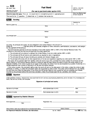 928 Paperwork  Form