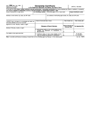 Date Interest Paid  Form