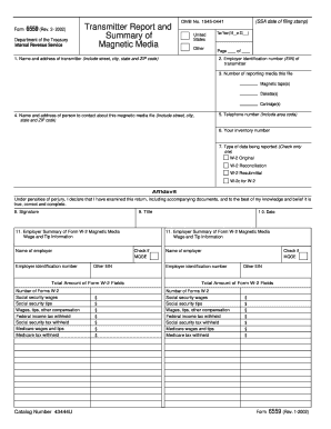 Form 6559 Rev February , Fill in Version