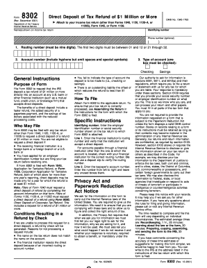 Form 8302 Rev December , Fill in Version