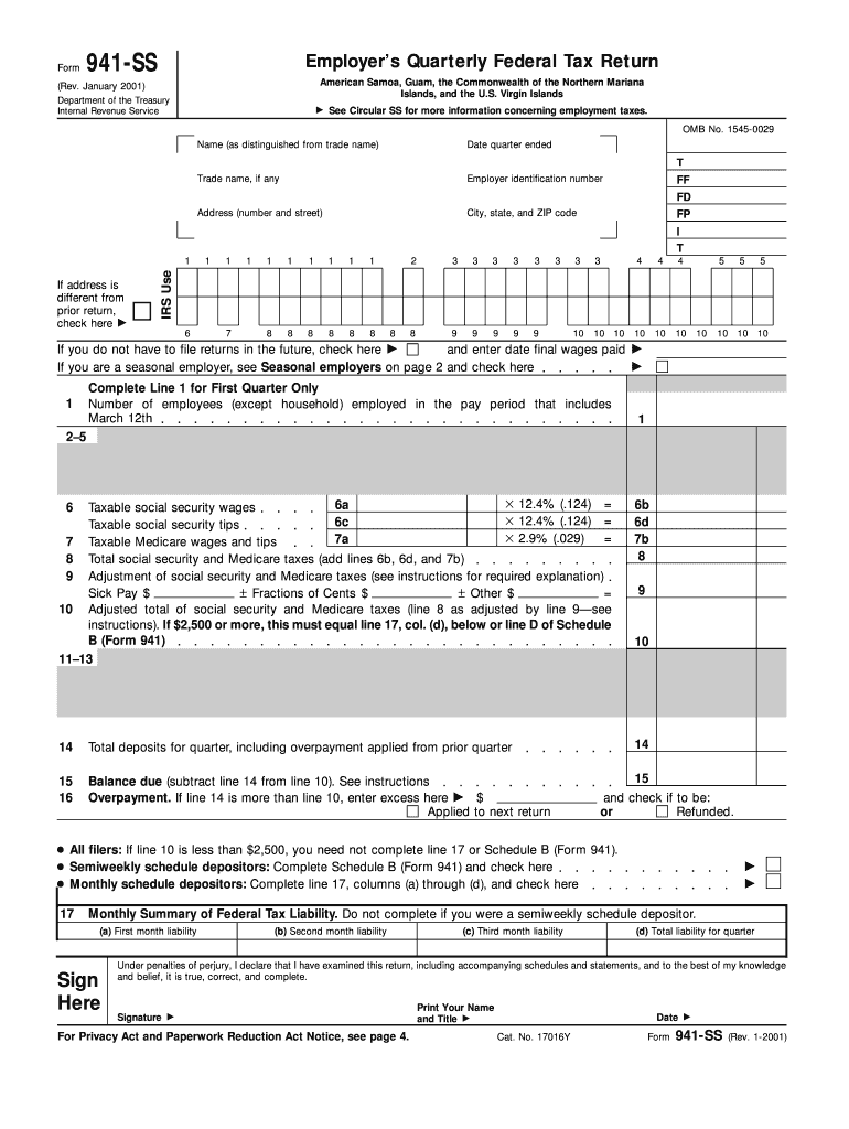 941ss for Form