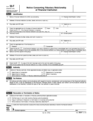 Form 56f