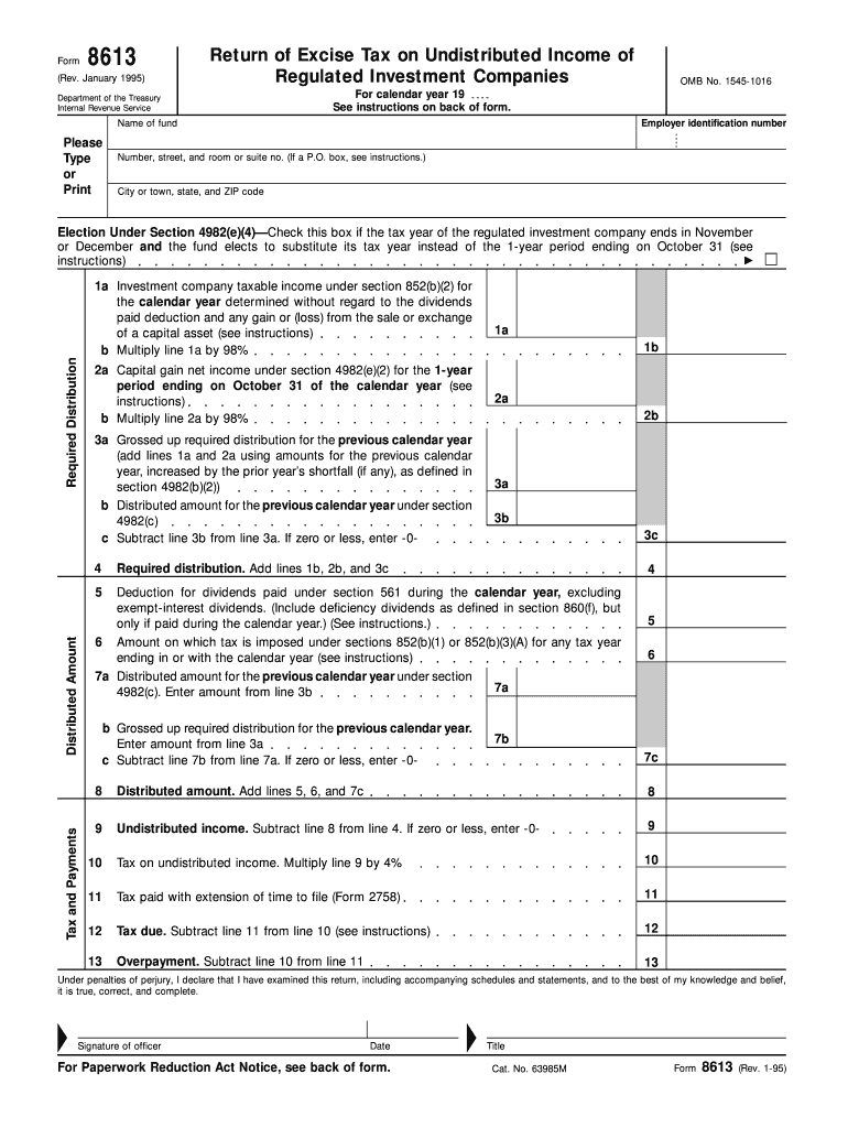 8613 Form