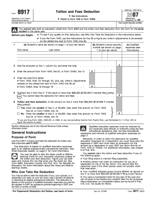 Form 8917 for