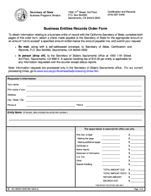 How to Write Up Records for Small Business  Form