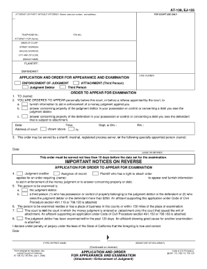 Ej 125 Sacramento County Form